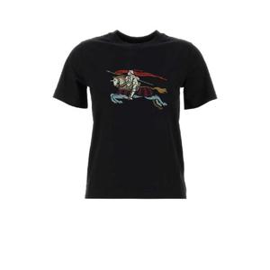 BURBERRY Black cotton t shirt 8115147 A1189