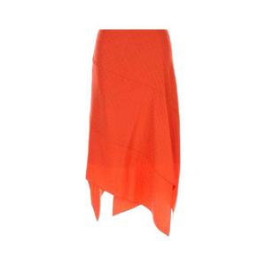 FENDI Coral silk skirt FQ7657AUQG F1SAX