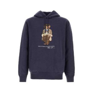POLO RALPH LAUREN Blue cotton blend sweatshirt 710980314 001