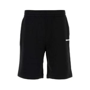 BURBERRY Black cotton bermuda shorts 8096361 A1189