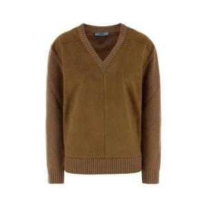 PRADA Camel wool blend sweater P24T2BSOOO173P F0C59