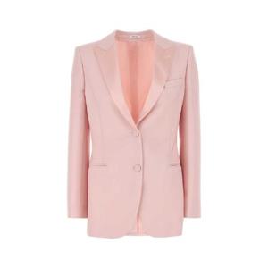 ALEXANDER MCQUEEN Pink wool blend blazer 842478QJAEK 5009