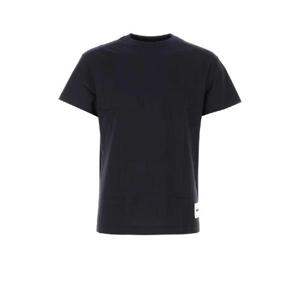 JIL SANDER 미드나잇 블루 코튼 티셔츠 세트 J47GC0001J45048 402