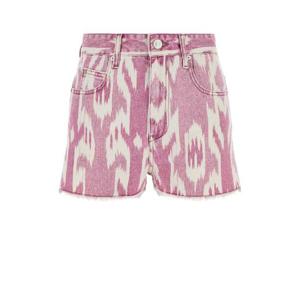 ISABEL MARANT ETOILE Printed denim Lesia shorts SH0001FEC1H03E 40RW