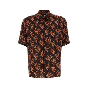 FENDI Printed linen shirt FS0795AUVT F1SAR