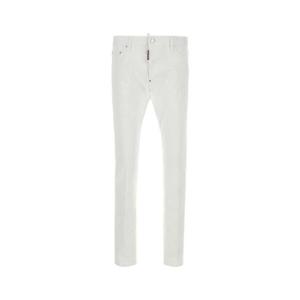 DSQUARED White stretch denim Cool Guy jeans S74LB1742S39781 100