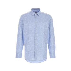 ETRO Light blue jacquard shirt MRIB000199TJ599 B0028
