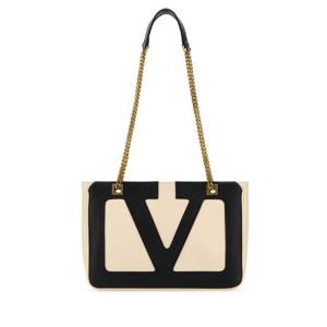 VALENTINO GARAVANI Ivory nappa leather small Viva Superstar shoulder bag 6Y0B0D25ELH R4V