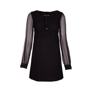 CELINE ROBE TRAPEZE MANCHE MOUSSELINE 2R67N666Y 38NO