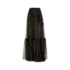 SAINT LAURENT Printed silk blend skirt 834197Y3K61 4052