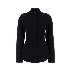 SPORTMAX Black viscose blend Baffo1234 cardigan 2522346063600 001