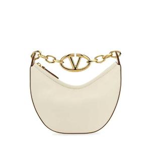 VALENTINO GARAVANI 아이보리 가죽 VLogo 핸드백 4W0B0Q43PHV 098