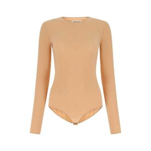MAISON MARGIELA 스킨 핑크 스트레치 나일론 바디수트 S51NA0056S20518 121