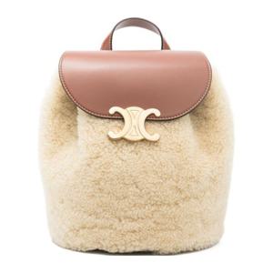 셀린느 드로우스트링 플랩 퍼 백팩 11870 3GFR02NT