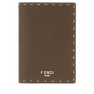 FENDI Mud leather card holder 7M0349AP3B F1TQQ