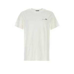 APC White cotton t-shirt COHBOM26404 TAG
