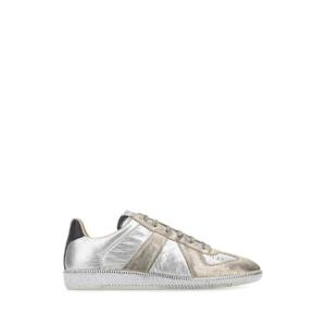 MAISON MARGIELA Silver leather Replica sneakers S97WS0083P7451 HB123