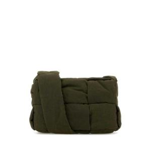 BOTTEGA VENETA Olive green canvas medium Arco crossbody bag 795505V37X2 2401