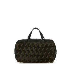 FENDI Embroidered fabric medium Fendi Siesta FF Eclissi travel bag 7VA638APD8 F0L3T