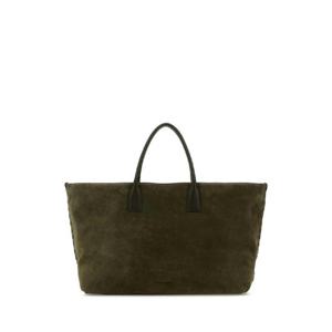 BOTTEGA VENETA Khaki suede large Cabat shopping bag 795643V09C4 3482