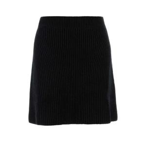 JIL SANDER Black wool mini skirt J02MA0328J14795 001