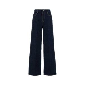 DSQUARED Stretch denim Traveller wide-leg jeans S75LB1059S30664 470
