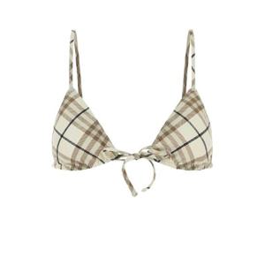 BURBERRY 프린트 스트레치 나일론 비키니 탑 8109618 C2539