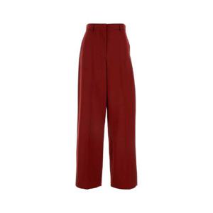 STELLA MCCARTNEY 티치아노 레드 울 루비 와이드 레그 팬츠 640224SSA36 6261