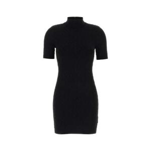 MICHAEL BY MICHAEL KORS Black knit mini dress MF58393JWV BLACK