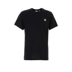 BURBERRY 블랙 코튼 티셔츠 8084014 A1189