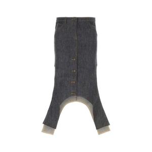 COURREGES Denim skirt 424DJU206DE0035 DARHEATGRE