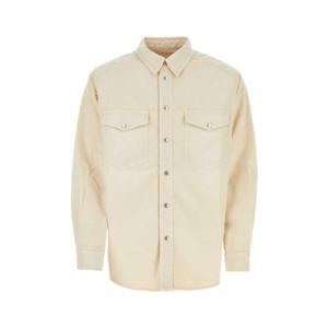 ISABEL MARANT Sand denim Tailly shirt CH0102HBB1H07H 23EC