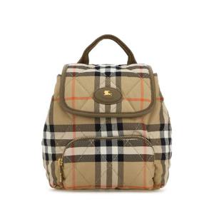 BURBERRY 자수 캔버스 미니 말굽 백팩 8118909 B9368