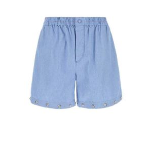 VALENTINO GARAVANI Light blue denim bermuda shorts 7V3DD04IAY3 508
