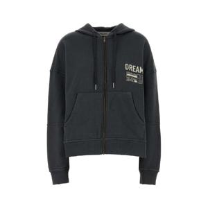 GOLDEN GOOSE DELUXE BRAND Dark grey cotton oversize Ottaviano sweatshirt GUP02334P002143 60617