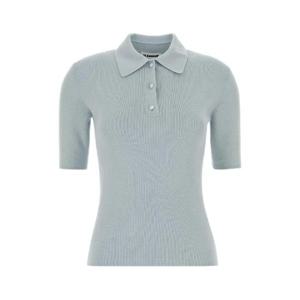 JIL SANDER 파스텔 연청 울 폴로 셔츠 J02GL0115J14830 460