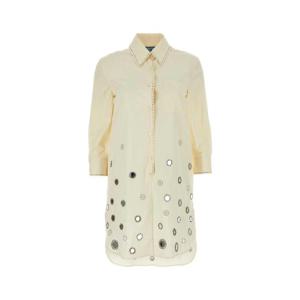 PRADA Sand cotton shirt dress P3M03RSOOO14I5 F0018