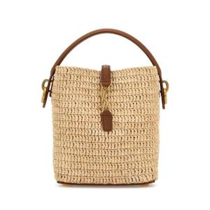 SAINT LAURENT 라피아 미니 르 37 버킷백 765870GAAFC 2080