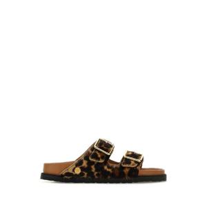 BIRKENSTOCK 1774 X BECOMES BERLIN ARIZONA PONY LIKE FUR EXQ 1774 1031699 LEOPARD