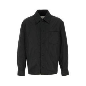 AMI Black polyester shirt HJK829PL0039 001