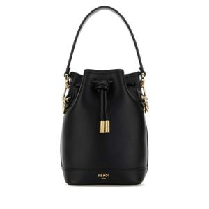 FENDI Black leather Mon Tresor bucket bag 8BS109AYJ1 F0KUR