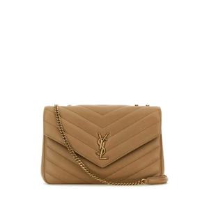 SAINT LAURENT Camel leather large Lou Lou shoulder bag 803541AAEAX 2357