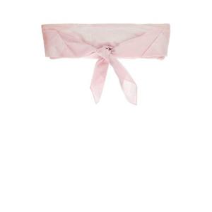 PRADA 파스텔 핑크 코튼 크롭 탑 P918MRSOOO14ZQ F0E18