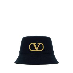 VALENTINO GARAVANI 미드나잇 블루 코튼 버킷 모자 5W2HGA95QHB Z7V