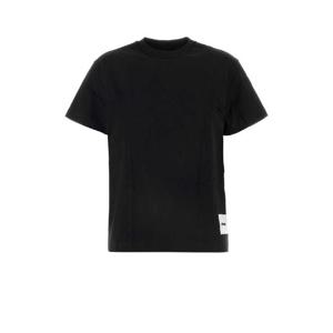 JIL SANDER 블랙 코튼 티셔츠 세트 J40GC0001J45048 001