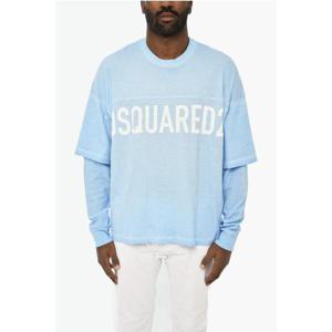 디스퀘어드2 반팔 티셔츠 S71GD1345 S22507 472 Blue