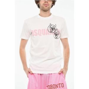 디스퀘어드2 반팔 티셔츠 S74GD0991 S23009 100 White