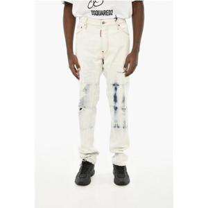 디스퀘어드2 데님 팬츠 S71LB1407 S30309 470 Bianco Blu