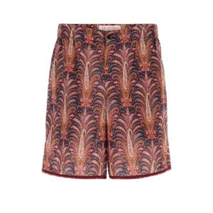 VALENTINO GARAVANI 프린트 코튼 버뮤다 반바지 6V0RDE38ATM BC1