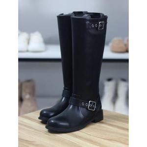 바이로쏘 세이브존06 벨티드 로우힐  3.5cm 롱부츠 (BY)25W12J784DJ1